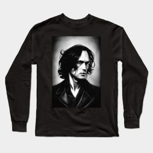 Brandon Lee Portrait Long Sleeve T-Shirt